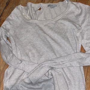 Grey long sleeve top